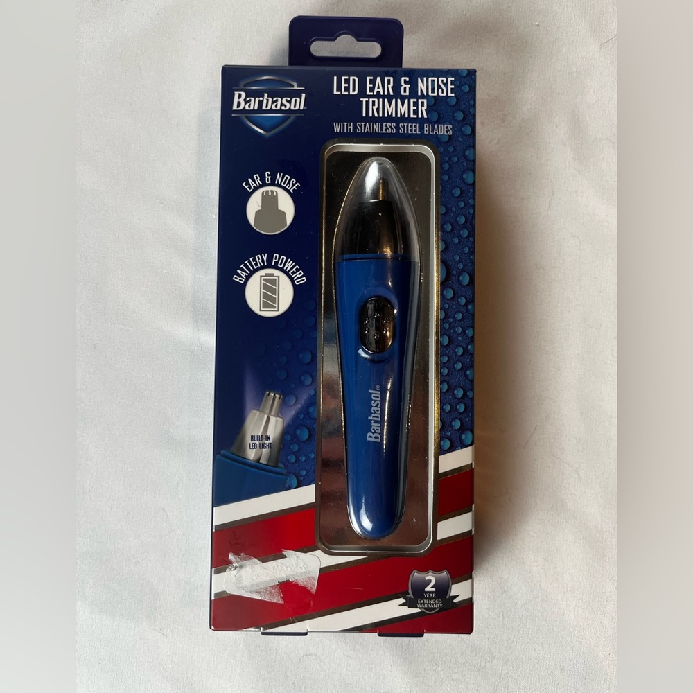 Barbasol Blue LED Ear & Nose Trimmer